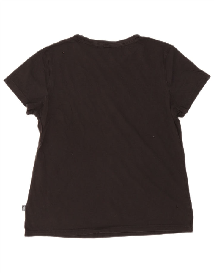 Puma - Camiseta gráfica para mujer, talla 40, talla M, color negro