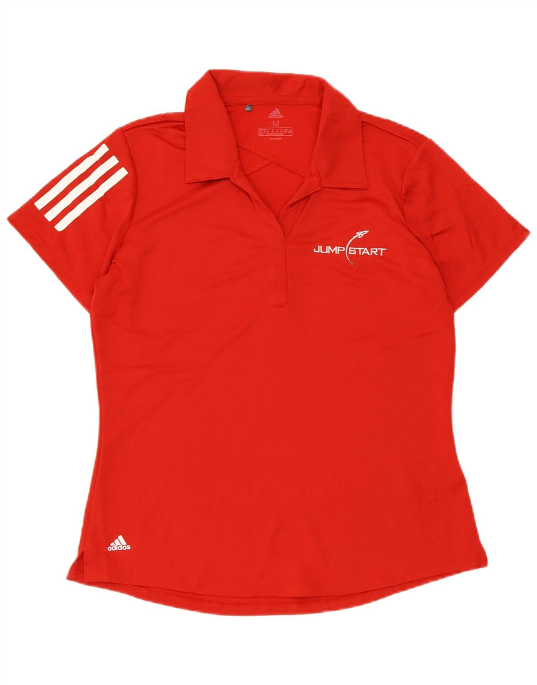Polo ADIDAS Mujer UK 12/14 Medio Rojo Poliéster