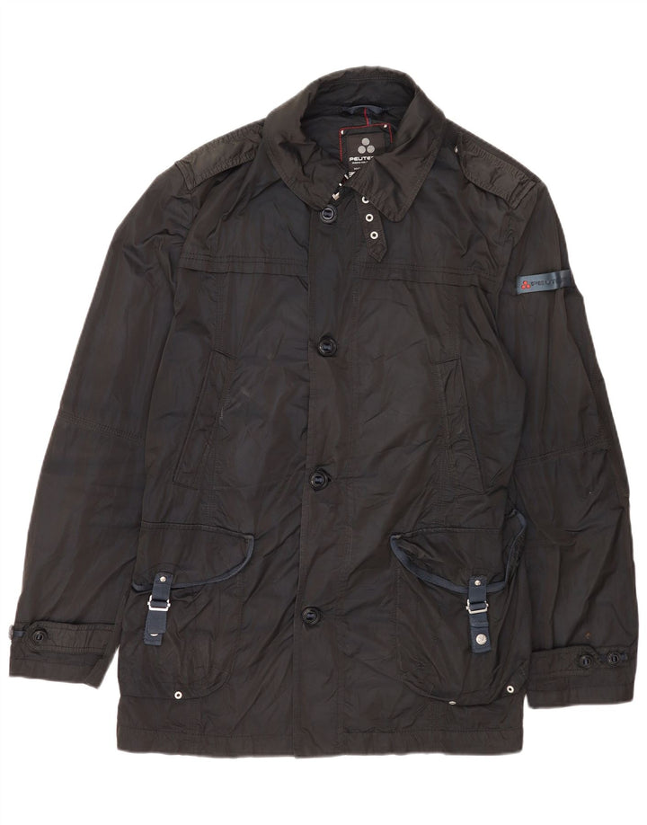 PEUTEREY Chaqueta militar para hombre EU 54 2XL Poliéster negro