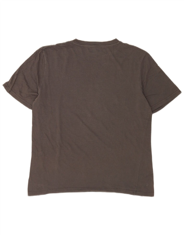 Jack & Jones Hombre Camiseta Gráfica Top Gris Medio
