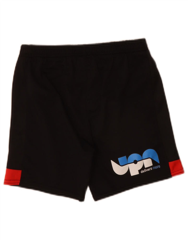 Umbro Shorts deportivos con estampado gráfico para niños 7-8 años Small Negro Colorblock Poliéster