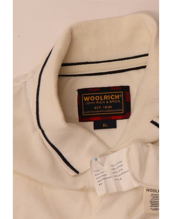 Woolrich Polo Hombre XL Blanco Algodón