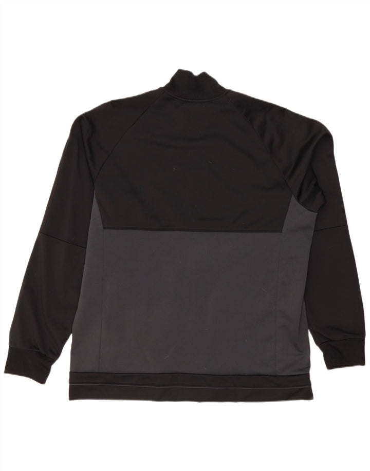 Adidas Hombre Chándal Top Jacket XL Gris Colorblock Poliéster