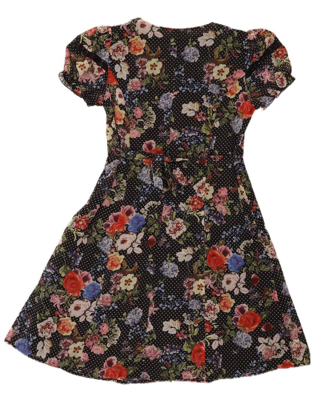 Mona Vestido acampanado para mujer EU 42 Grande Poliéster floral multicolor