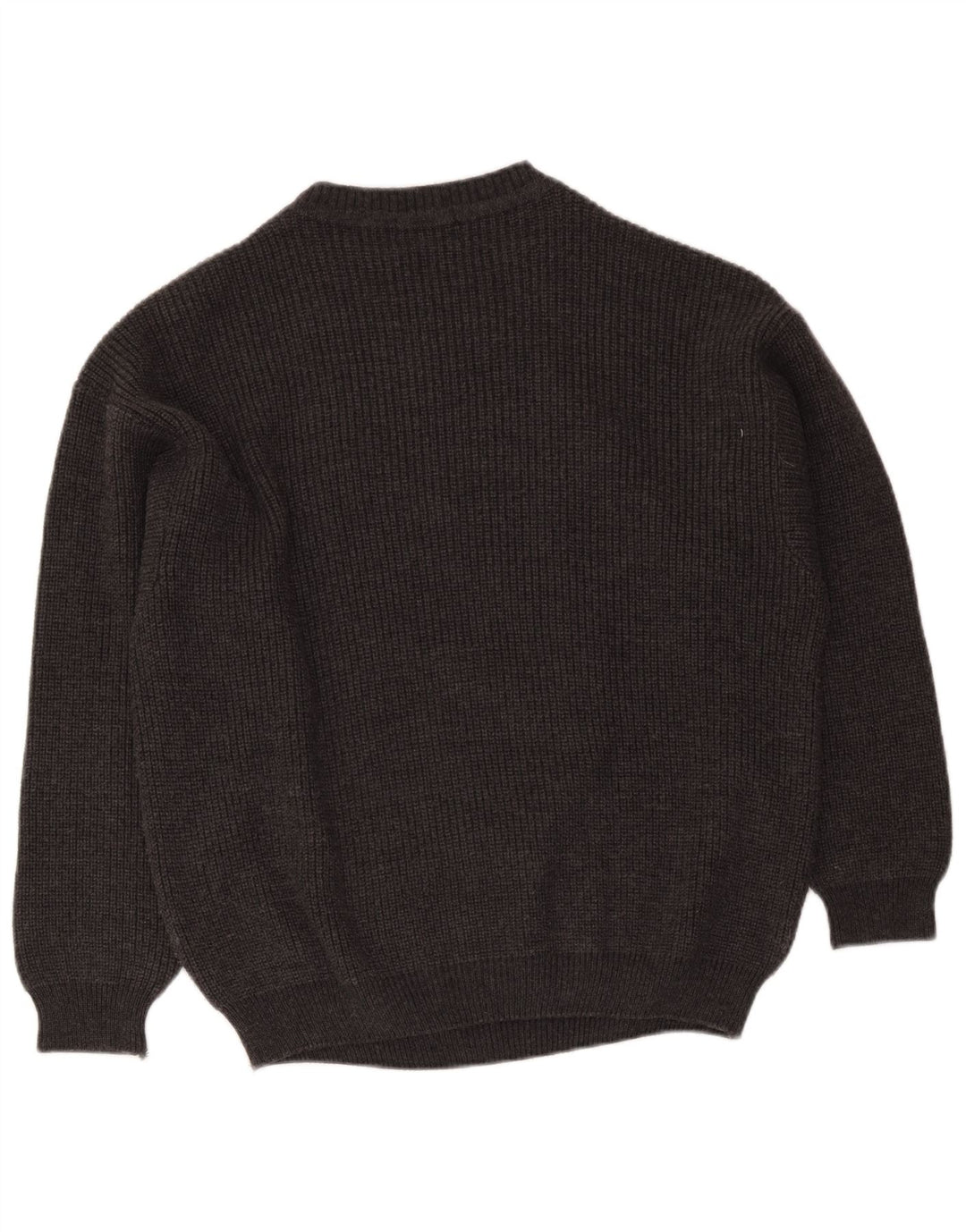 Montezemolo - Jersey de cuello redondo para hombre, talla grande, gris clásico