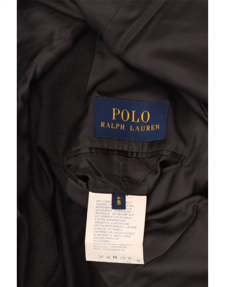 Polo Ralph Lauren Chaqueta tipo blazer de 2 botones para hombre UK 44 XL Lana gris