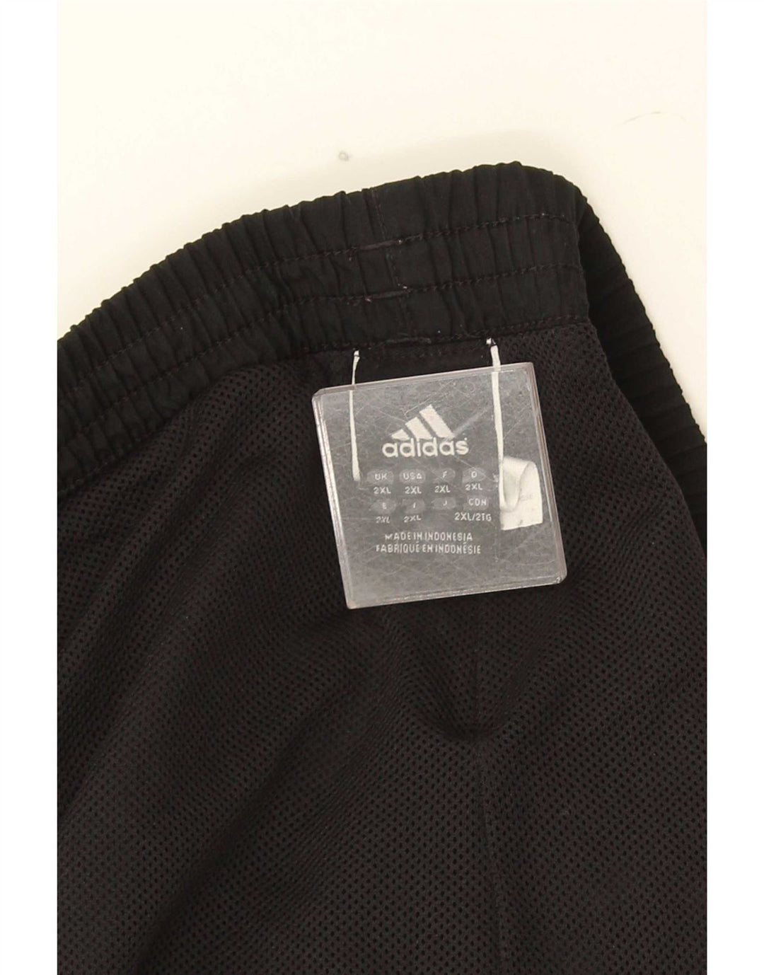 Adidas Pantalones de chándal para hombre 2XL Negro Poliéster