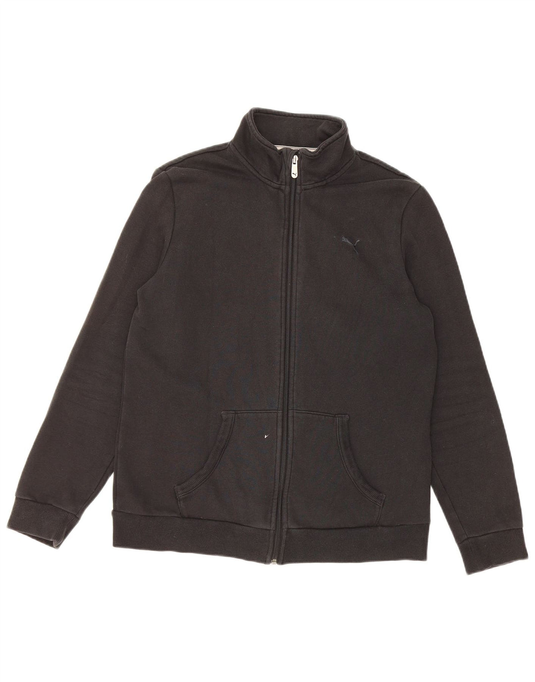 Puma - Chaqueta de chándal para mujer, talla 40, talla grande, algodón negro