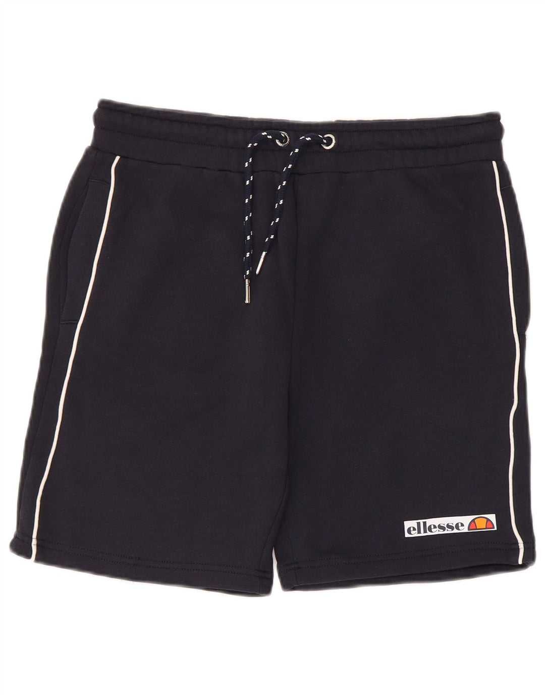 Ellesse Mens Sport Shorts Small Azul Marino Algodón