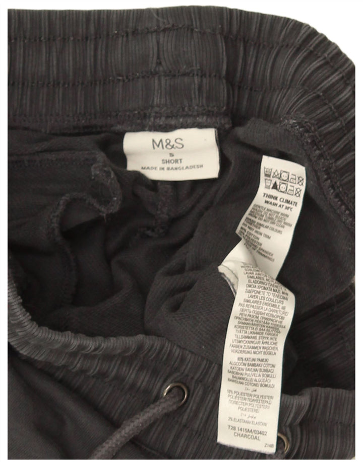 Marks & Spencer Pantalones De Chándal Para Hombre Pequeños Gris Algodón
