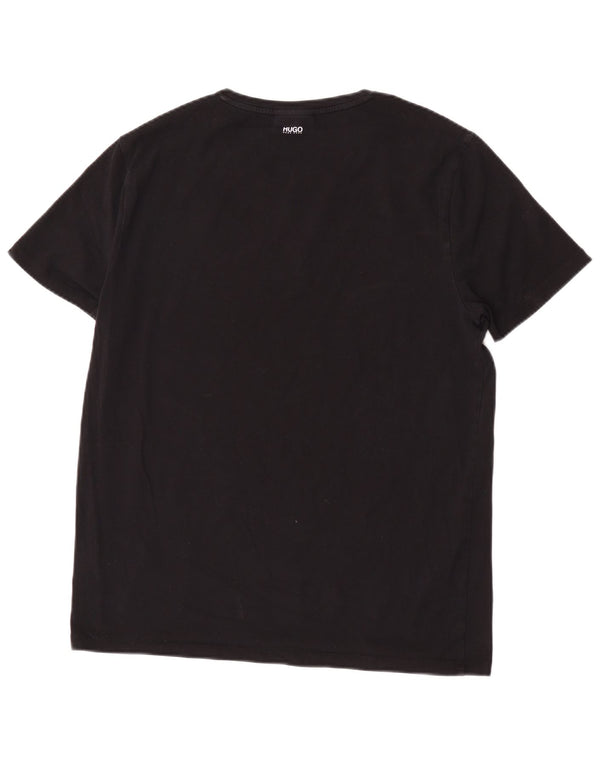 Hugo Boss Hombre Camiseta Top XL Algodón Negro