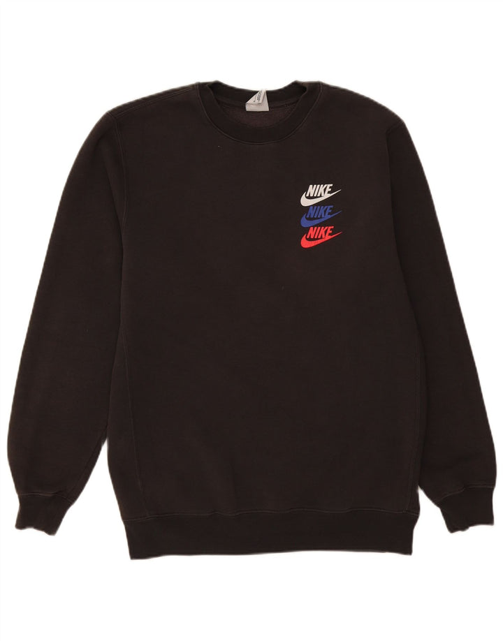 Nike Hombre Sudadera Gráfica Jersey De Algodón Gris Medio