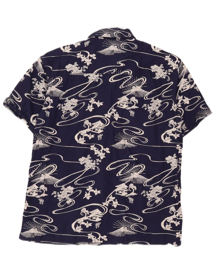 Superdry Camisa Gráfica De Manga Corta De Algodón Azul Marino Mediano