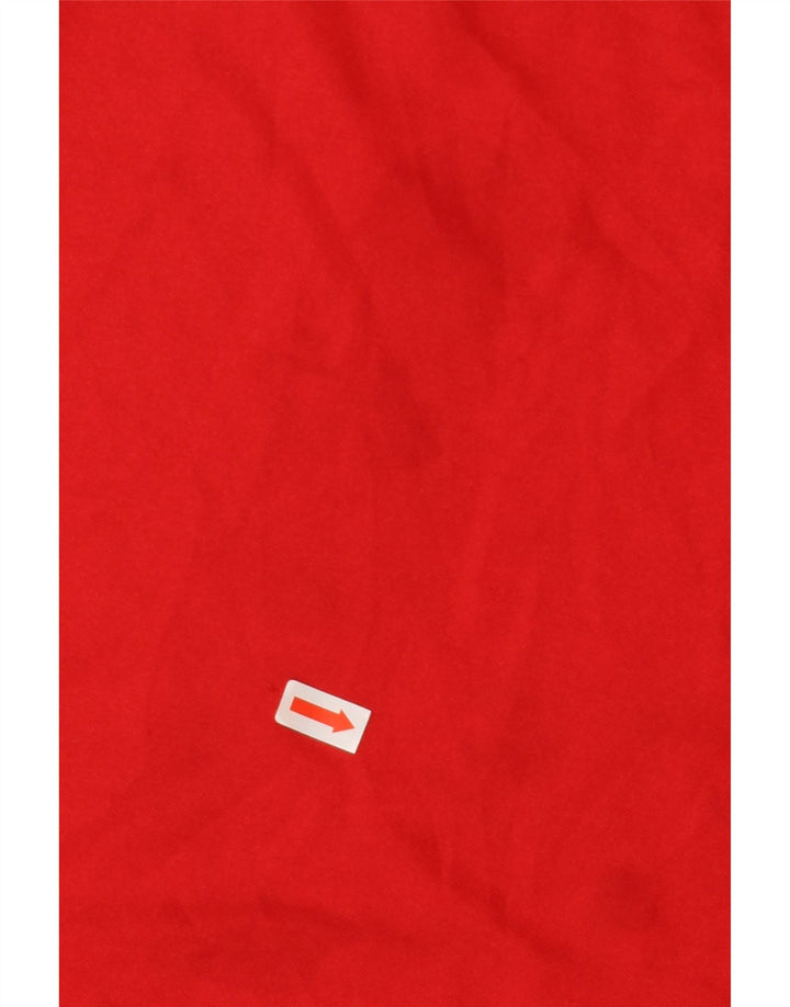 Camiseta Nike Fit Dry para mujer US 8/10 Mediano Rojo Colorblock Poliéster