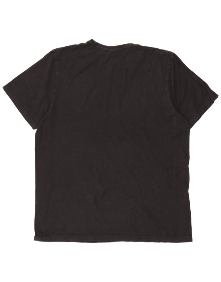 ADIDAS Camiseta gráfica para hombre Top 2XL Algodón negro