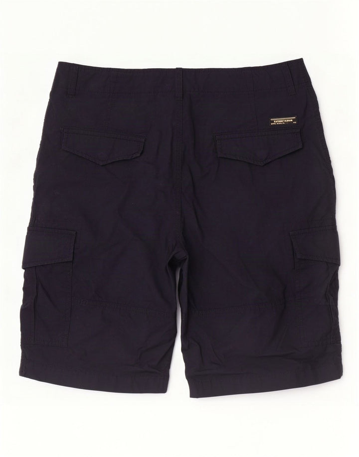 Superdry Shorts Cargo Para Hombre W32 Algodón Azul Marino Medio