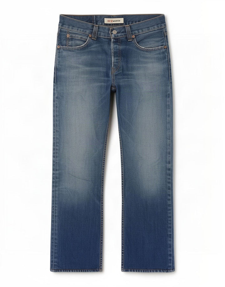 Levi's Hombre 512 Vaqueros Bootcut W31 L28 Algodón Azul