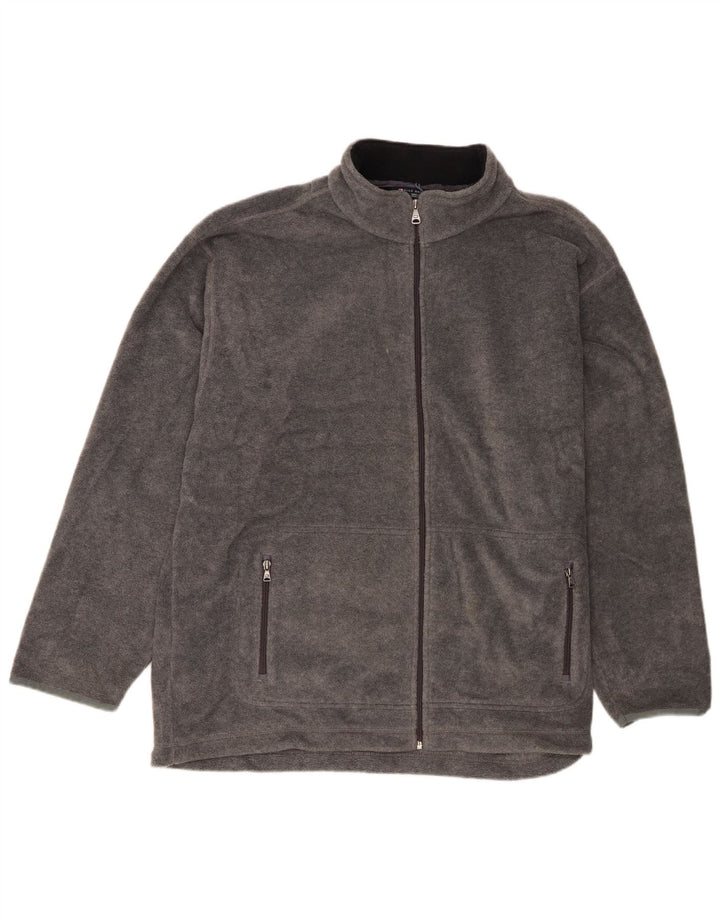 Marks & Spencer Chaqueta polar para hombre UK 42 XL Poliéster gris