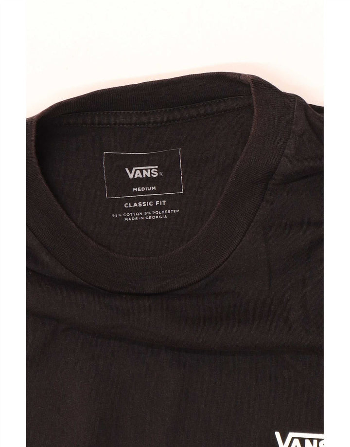 Camiseta Vans Classic Fit Top Medium Black Colorblock