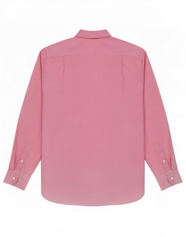 J. Crew Camisa para hombre Talla 15 1/2 Algodón a rayas rosa medio