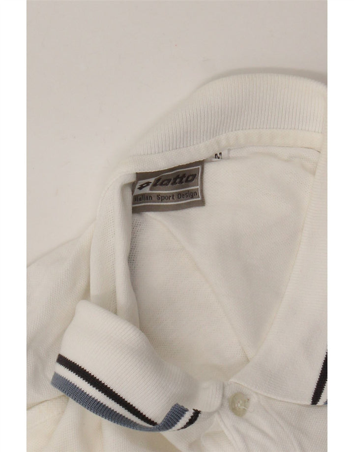 Polo Lotto Hombre Blanco Mediano