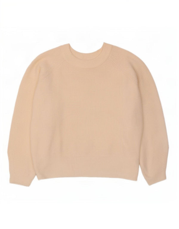 Marks & Spencer - Jersey para mujer con cuello barco, talla 40, color blanco roto