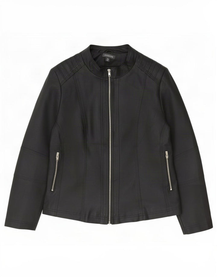 Marks & Spencer - Chaqueta motera para mujer con autógrafo (talla 40), color negro