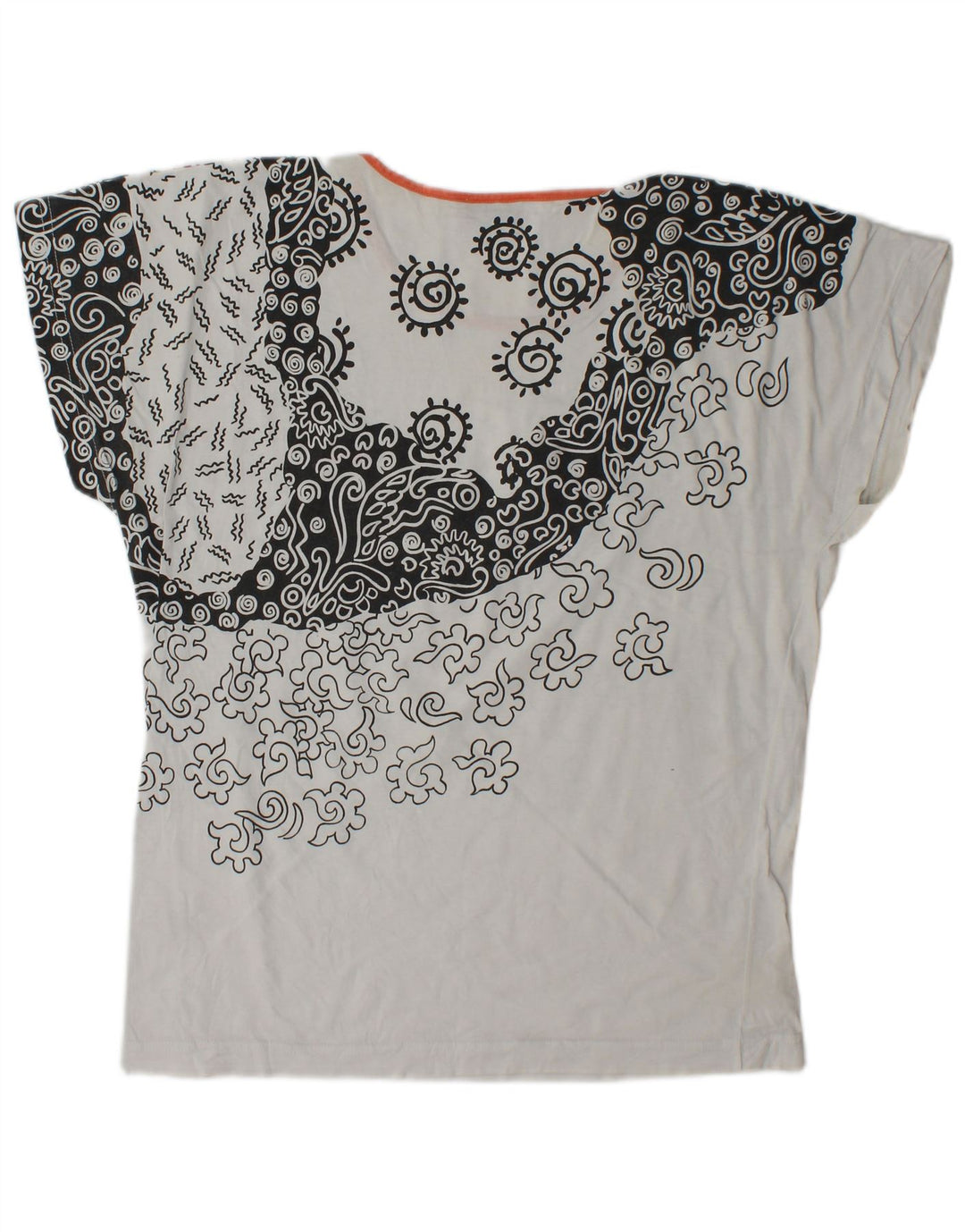 Camiseta Fila Mujer Top IT 44 Medium White Paisley