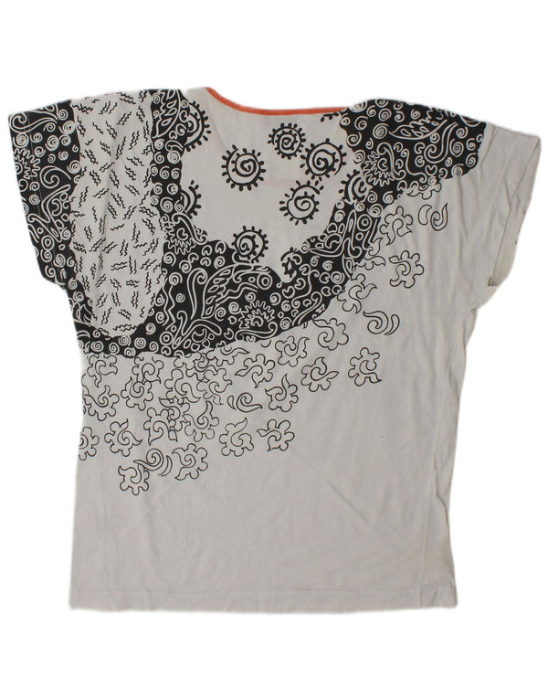 Camiseta Fila Mujer Top IT 44 Medium White Paisley