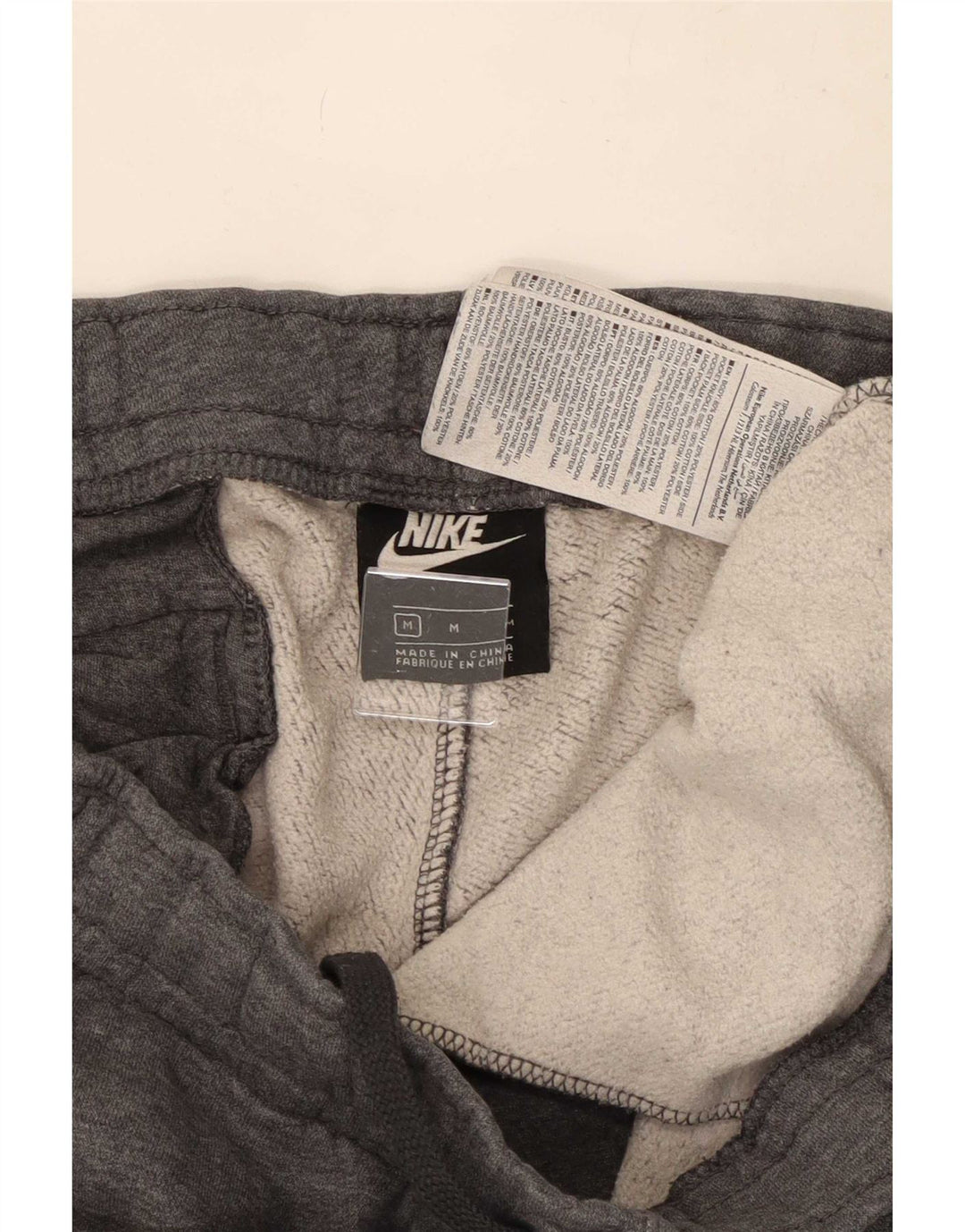 Pantalón De Chándal Nike Graphic Joggers De Algodón Gris Medio