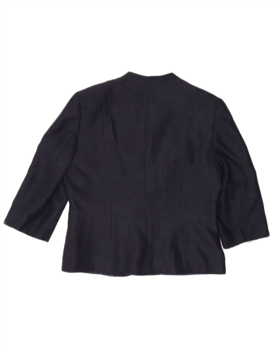 JACQUES VERT Chaqueta Bolero de Manga 3/4 para Mujer UK 44 Grande Azul Marino