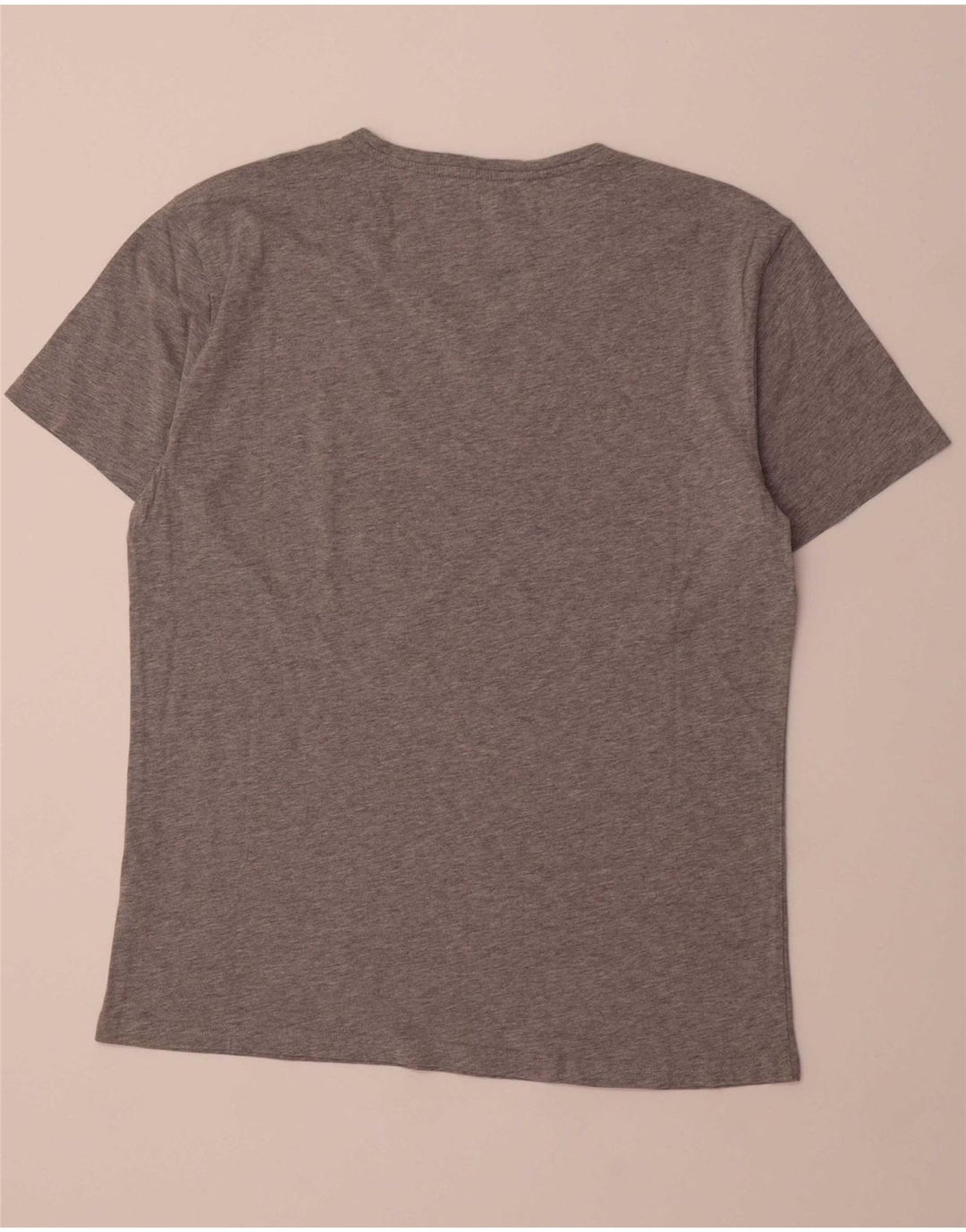 TOMMY HILFIGER Mens T-Shirt Top Large Grey Cotton