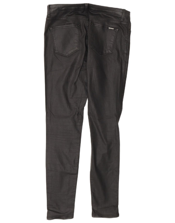 Zara Mujer Pantalones Casuales Pitillo EU 36 XS W26 L29 Algodón Negro