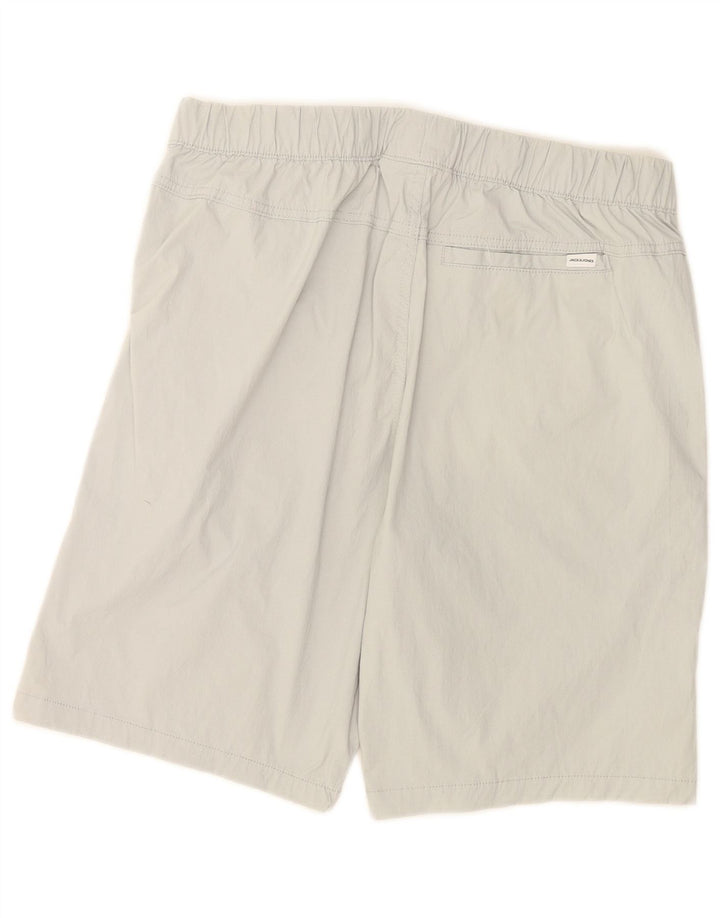 Jack & Jones Pantalones cortos chinos para hombre Large W34 Nylon gris