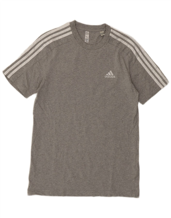 Adidas Hombre Camiseta Top Small Gris Algodón