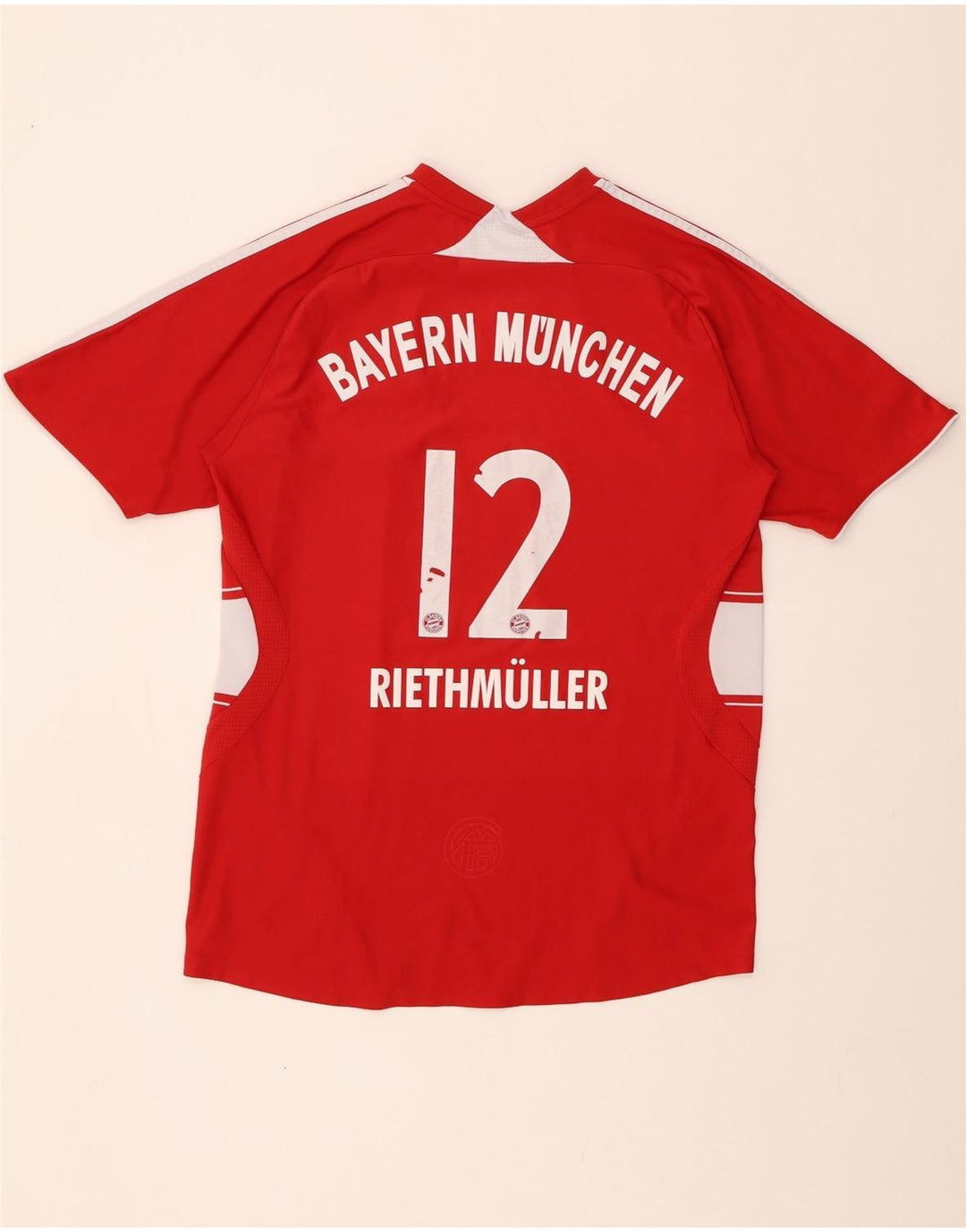 ADIDAS Camiseta gráfica del FC Bayern de Múnich para niño 15-16 años Rojo Rayas