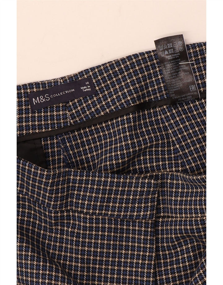 Marks & Spencer Pantalones Cortos para Mujer UK 10 Small W28 L25 Azul