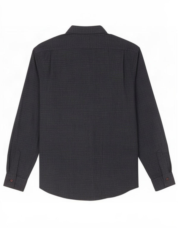 Camisa Benetton Hombre XL Vichy Azul Marino