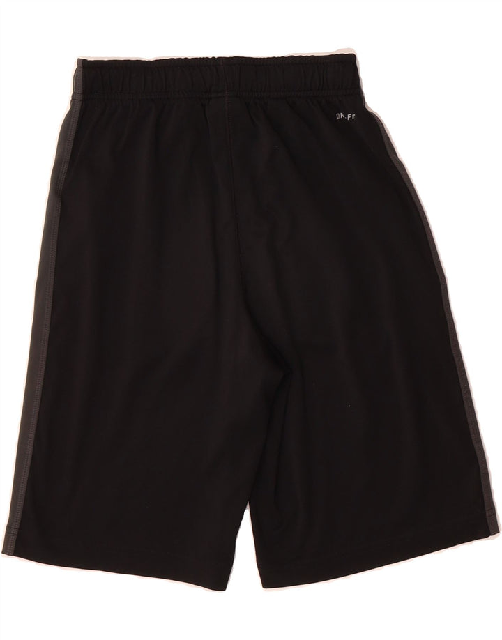 NIKE Boys Dri Fit Sport Shorts 10-11 Years Medium Black Polyester Vintage Nike and Second-Hand Nike from Messina Hembry 
