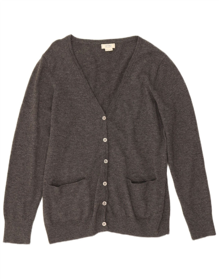 Suéter tipo cárdigan para mujer Fat Face UK 46 Lana gris grande