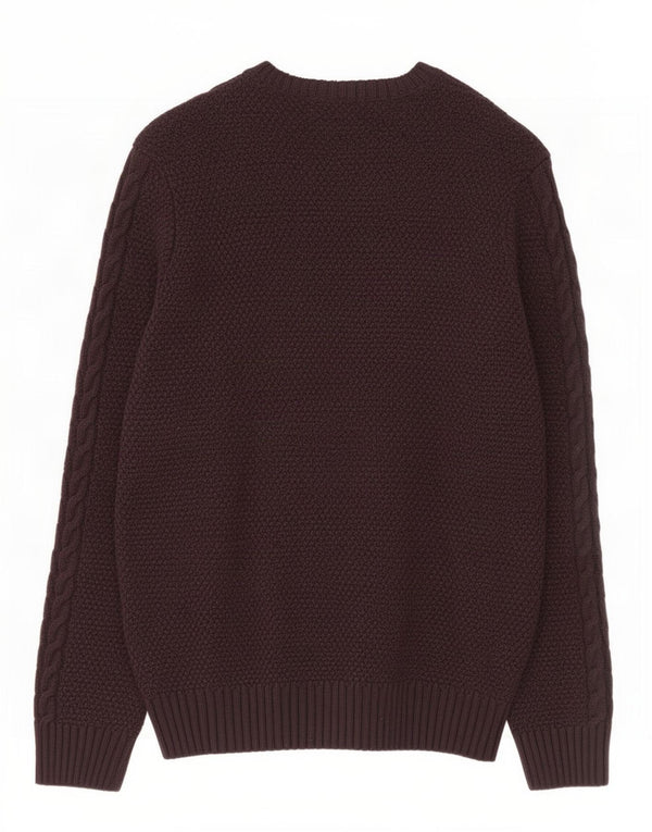 Marks & Spencer Suéter de Cuello Redondo para Hombre XL Acrílico Marrón