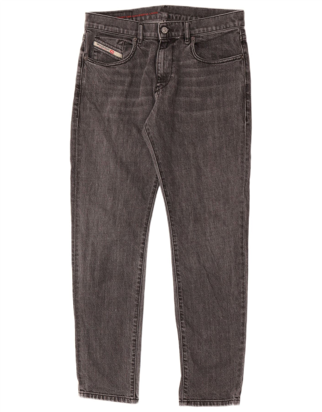 Diesel Hombre Thanaz Slim Jeans W30 L30 Algodón Gris