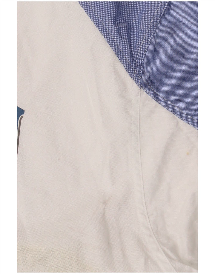 JECKERSON Camisa gráfica de manga corta para hombre XL Azul Colorblock