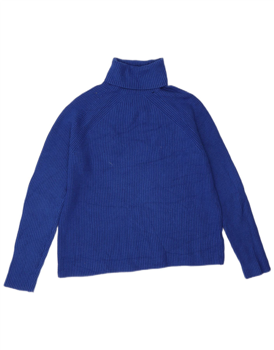 Marks & Spencer Jersey con cuello vuelto para mujer UK 44 Viscosa azul medio