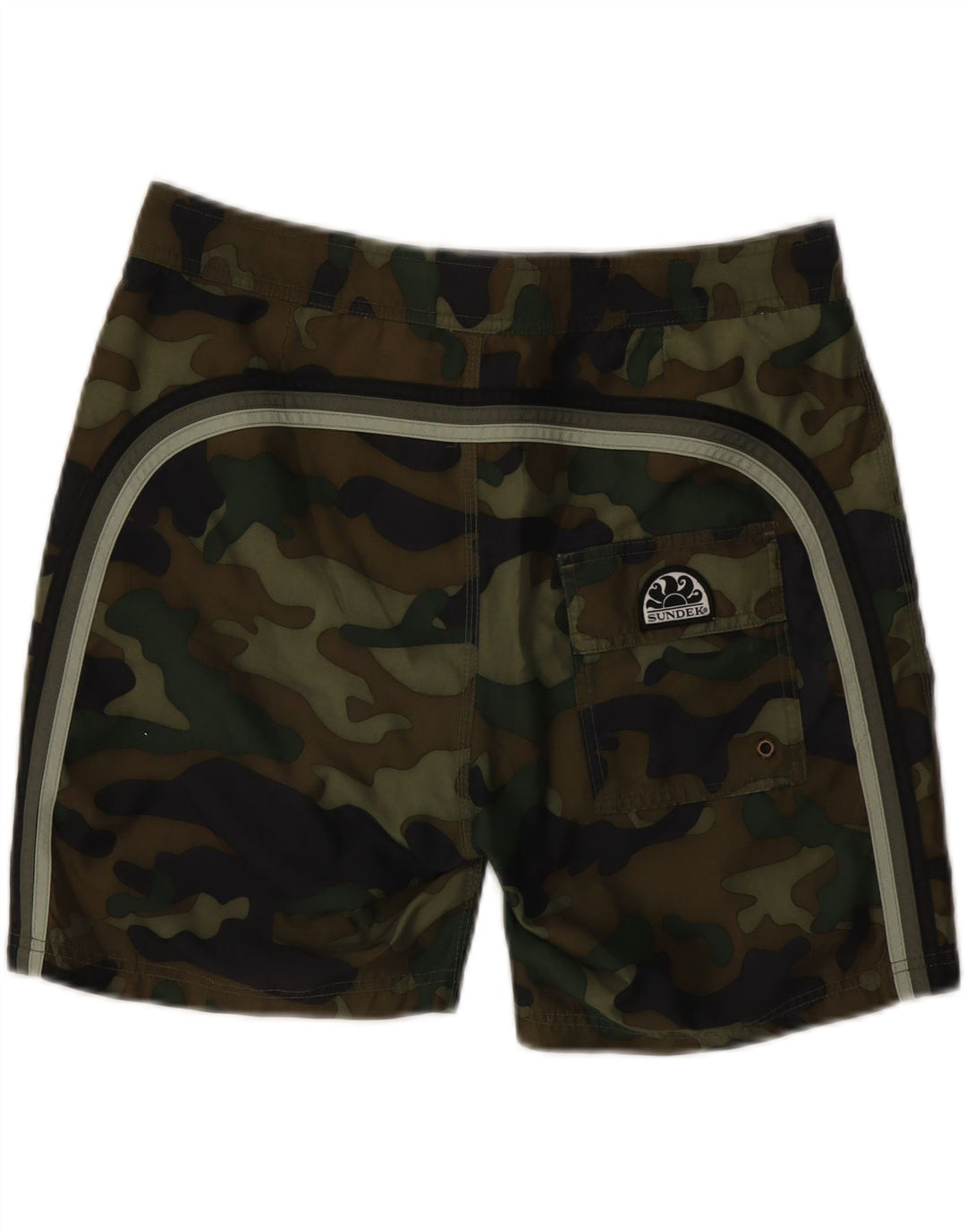 SUNDEK Bañador Hombre Poliéster Camuflaje Caqui Medio