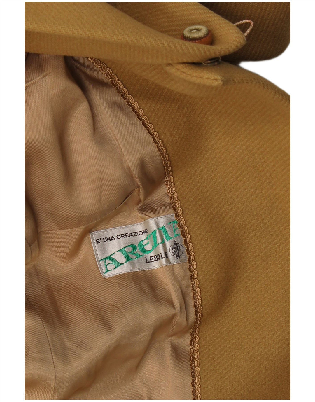 Arezia Abrigo de doble botonadura para mujer UK 44 Medio Beige