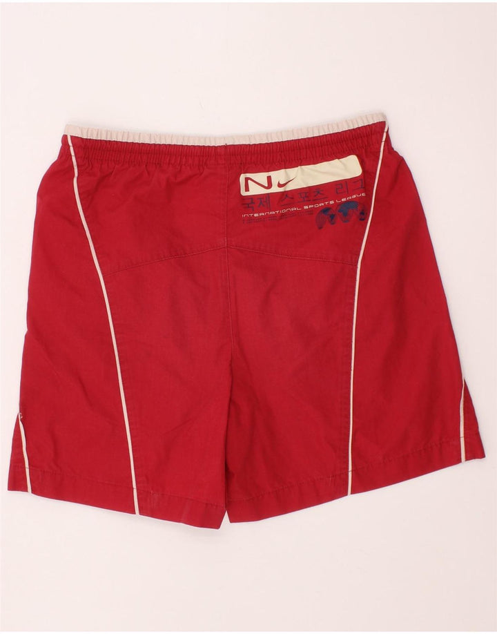 NIKE Pantalones cortos deportivos gráficos para niños 8-9 años Pequeño rojo Poliéster