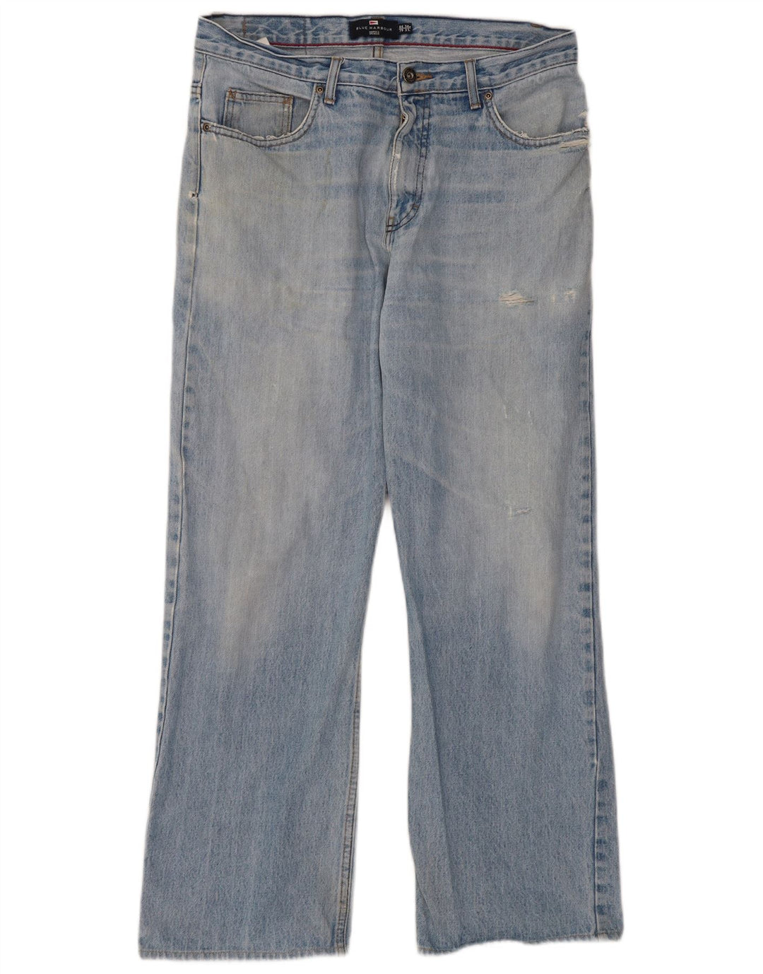 Marks & Spencer Vaqueros Blue Harbor Bootcut para hombre W34 L31 Algodón azul