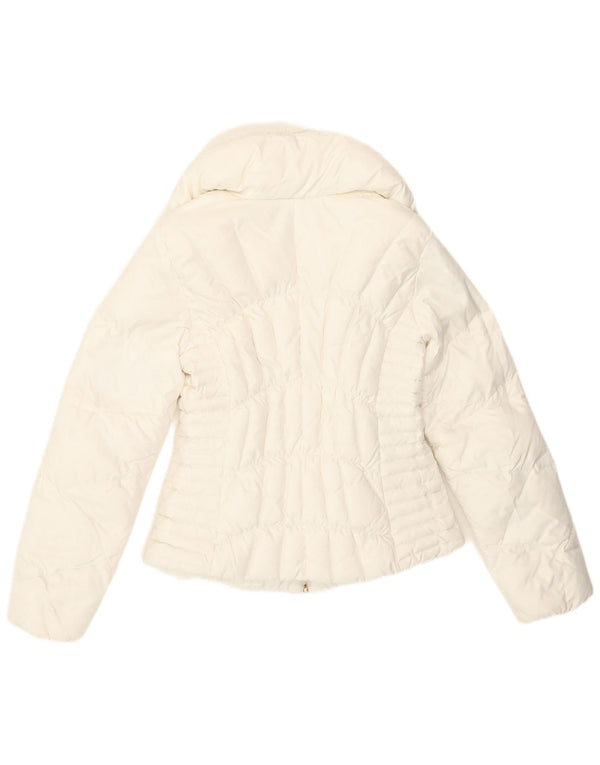 Guess Chaqueta acolchada extragrande para mujer UK 6 XS Poliéster blanco