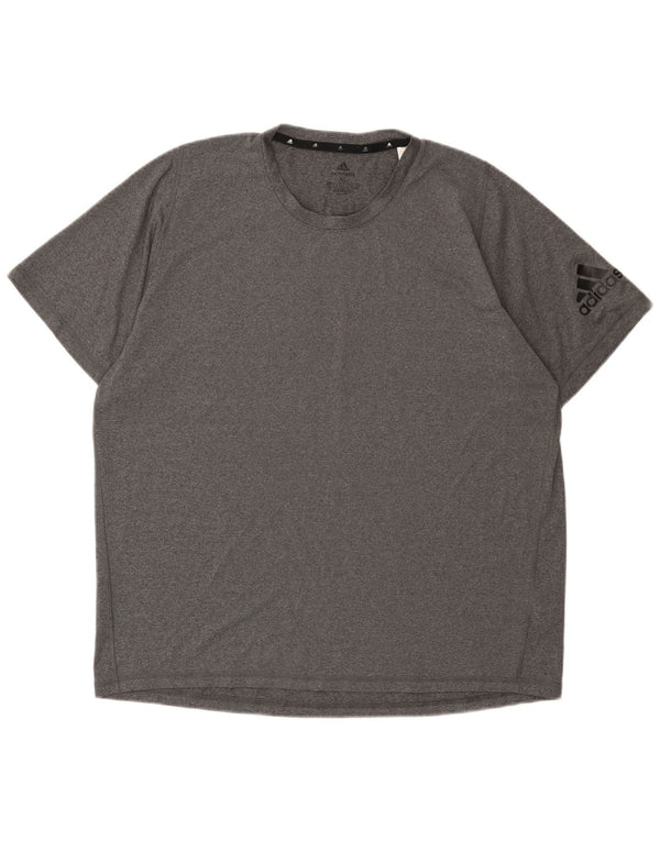 Adidas Hombre Aeroready Camiseta Top XL Gris Poliéster
